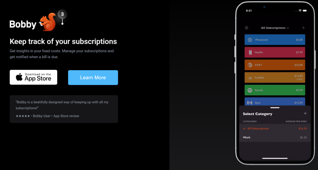Mob Subscription Slash Monthly Expenses With A Subscription Management App ...
