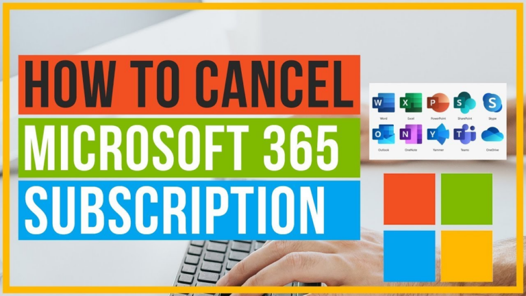 Cancelation Instructions for Microsoft 365