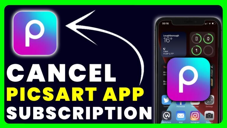Cancel Picsart App Subscription